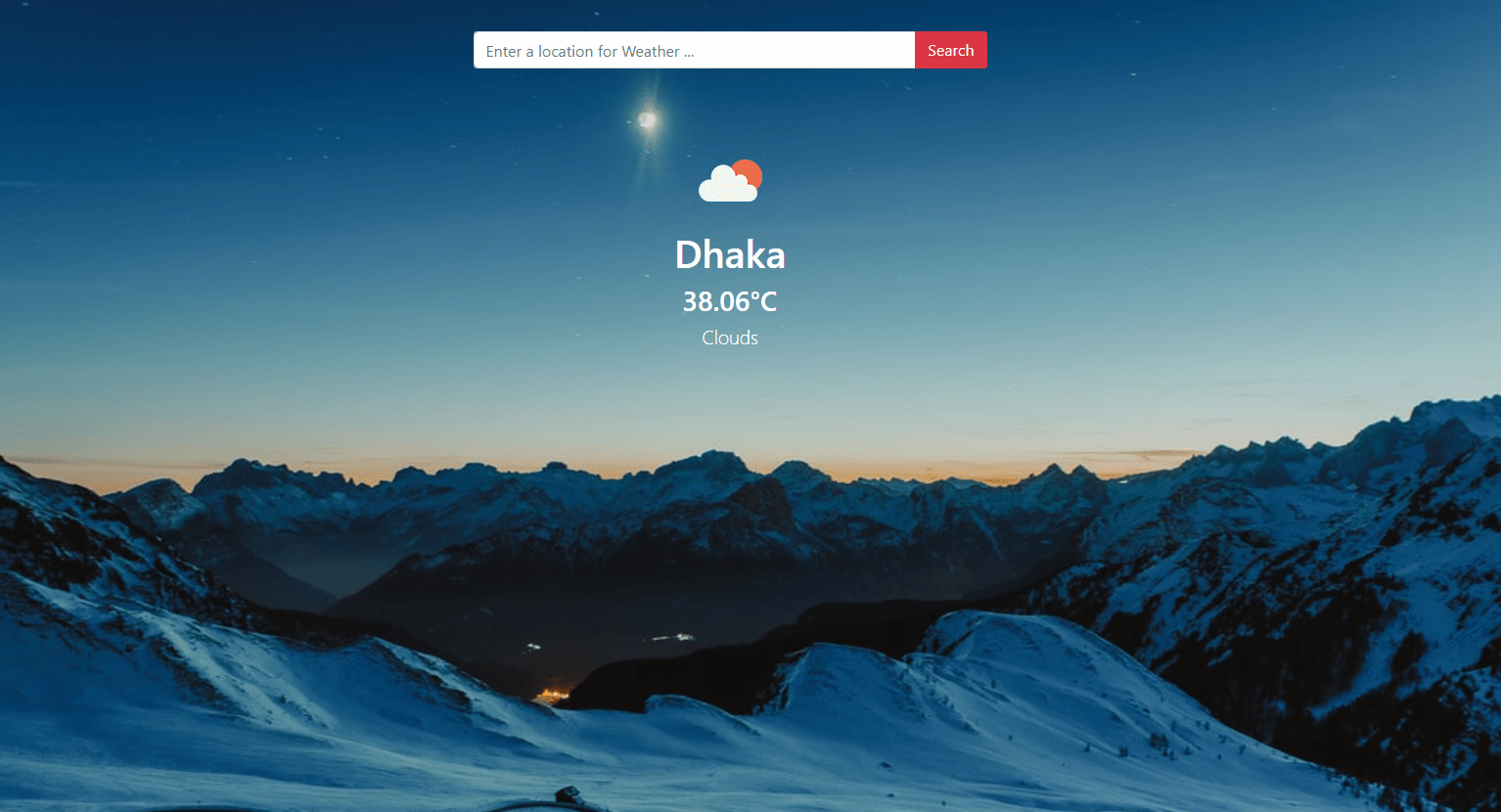 weather app